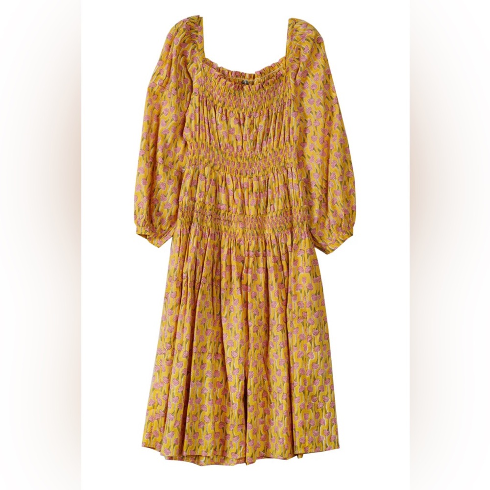 NWT Ciao Lucia Cecilia Dress Bloom Tiered Floral Cotton Size Womens Large - Picture 9 of 9